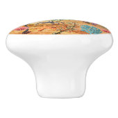 かわいいカラフルウミガメ セラミックノブ (側面)