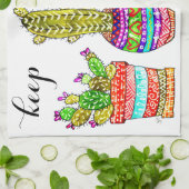 かわいいカラフルカッチンタオル キッチンタオル (折り畳み)