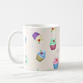 かわいいカラフルカップケーキ コーヒーマグカップ