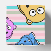 かわいいカラフルカバ動物園テーマ フェイバーボックス (上部)