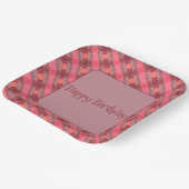 かわいいカラフルガーリー ペーパープレート (傾斜あり)