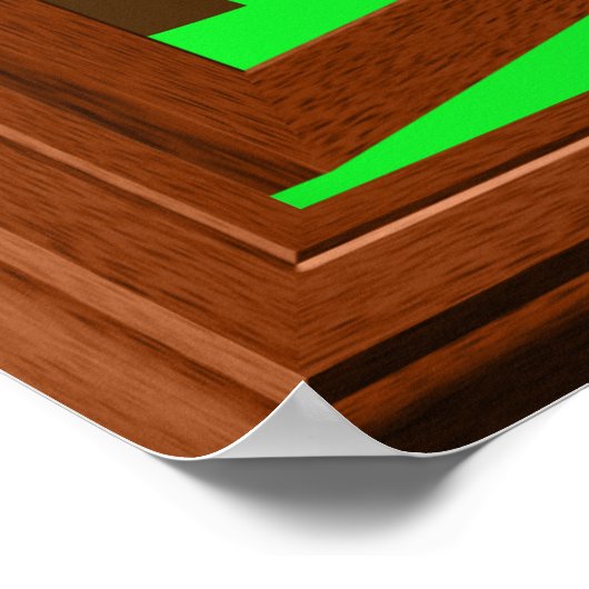 かわいいカラフルキッズマンガウィンドウビューポスター ポスター (角)