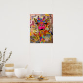 かわいいカラフルキリンのポスター16x20» ポスター (キッチン)