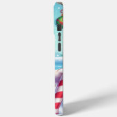 かわいいカラフルクリスマスアヒル Case-Mate iPhoneケース (裏面 / 左)