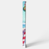 かわいいカラフルクリスマスアヒル SAMSUNG GALAXYケース (左側面)