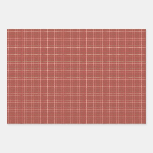 かわいいカラフルクリスマスプレゼントデザイン ラッピングペーパーシート (正面3)