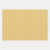 かわいいカラフルクリスマスプレゼントデザイン ラッピングペーパーシート (正面2)