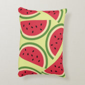 かわいいカラフルサマースイカ アクセントクッション (裏面(縦))