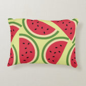 かわいいカラフルサマースイカ アクセントクッション (裏面)