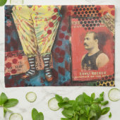 かわいいカラフルサーカスピエロキッチンタオル キッチンタオル (折り畳み)