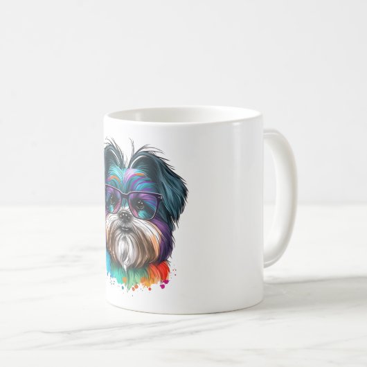 かわいいカラフルショーキーおたく2 コーヒーマグカップ (正面右)