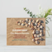 かわいいカラフルシーシェルビーチリハーサル 招待状 (スタンド正面)