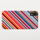 かわいいカラフルストライプ飾り Case-Mate iPhoneケース (裏面(横))