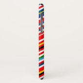 かわいいカラフルストライプ飾り Case-Mate iPhoneケース (裏面/左)