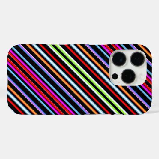 かわいいカラフルストライプ Case-Mate iPhoneケース (裏面 (横))