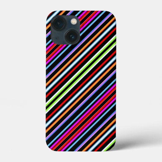 かわいいカラフルストライプ Case-Mate iPhoneケース (裏面)