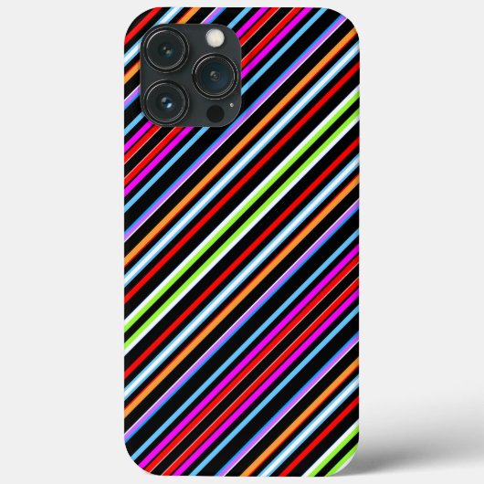 かわいいカラフルストライプ Case-Mate iPhoneケース (裏面)