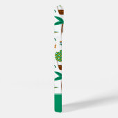 かわいいカラフルタートルアリゲーターレインボーパターン Case-Mate iPhoneケース (裏面 / 右)