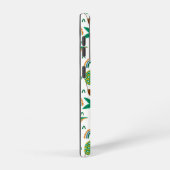 かわいいカラフルタートルアリゲーターレインボーパターン SAMSUNG GALAXYケース (右側面)