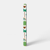 かわいいカラフルタートルアリゲーターレインボーパターン SAMSUNG GALAXYケース (左側面)