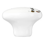 かわいいカラフルチワフアドアノブ – セラミック セラミックノブ (側面)