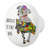 かわいいカラフルチワフアドアノブ – セラミック セラミックノブ (右)