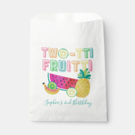 かわいいカラフルトゥッティフルーティ2nd誕生日 フェイバーバッグ