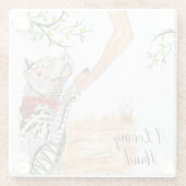 かわいいカラフルドッグガラスコースター ガラスコースター (裏面)