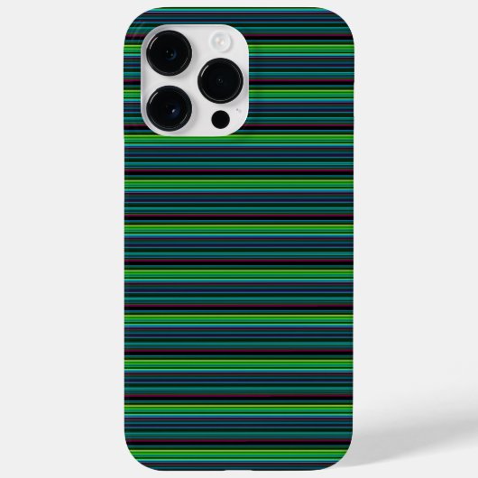 かわいいカラフルネオンストライプ Case-Mate iPhoneケース (裏面)