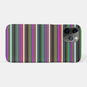 かわいいカラフルネオンストライプ Case-Mate iPhoneケース (裏面(横))