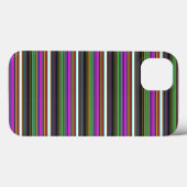 かわいいカラフルネオンストライプ Case-Mate iPhoneケース (裏面 (横))