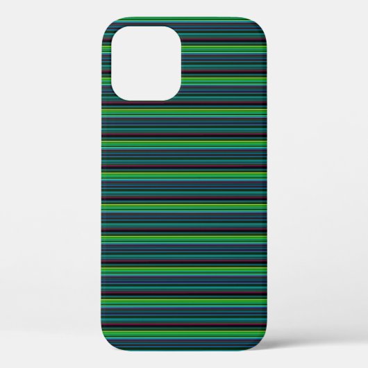 かわいいカラフルネオンストライプ Case-Mate iPhoneケース (裏面)