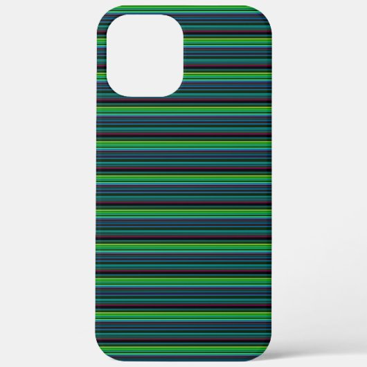 かわいいカラフルネオンストライプ Case-Mate iPhoneケース (裏面)
