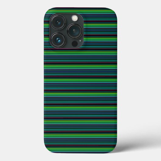 かわいいカラフルネオンストライプ Case-Mate iPhoneケース (裏面)