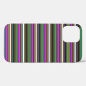 かわいいカラフルネオンストライプ Case-Mate iPhoneケース (裏面 (横))