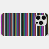 かわいいカラフルネオンストライプ Case-Mate iPhoneケース (裏面 (横))