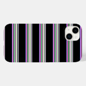 かわいいカラフルネオンストライプ Case-Mate iPhoneケース (裏面 (横))