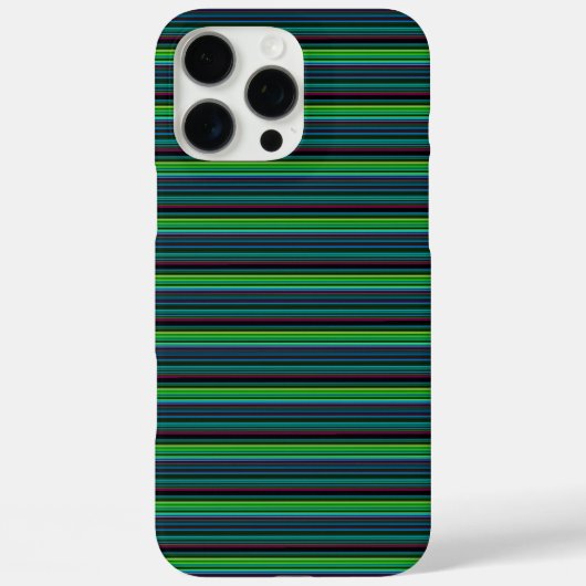 かわいいカラフルネオンストライプ Case-Mate iPhoneケース (裏面)