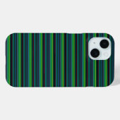 かわいいカラフルネオンストライプ Case-Mate iPhoneケース (裏面 (横))
