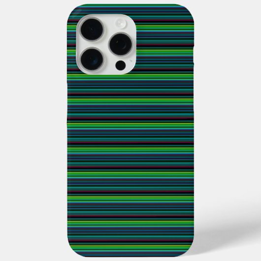 かわいいカラフルネオンストライプ Case-Mate iPhoneケース (裏面)