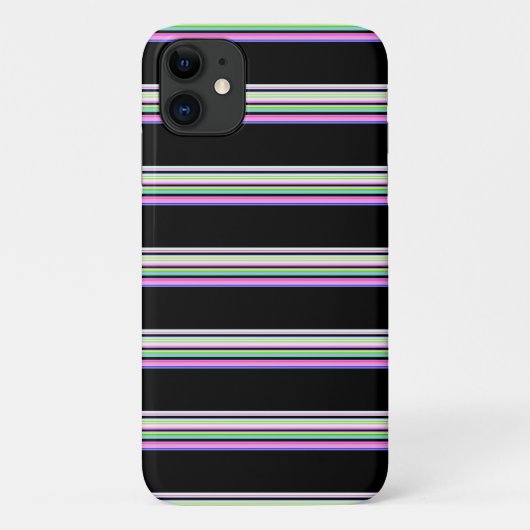 かわいいカラフルネオンストライプ Case-Mate iPhoneケース (裏面)