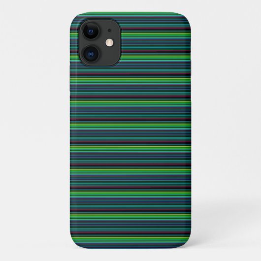 かわいいカラフルネオンストライプ Case-Mate iPhoneケース (裏面)