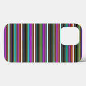 かわいいカラフルネオンストライプ Case-Mate iPhoneケース (裏面 (横))