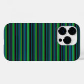 かわいいカラフルネオンストライプ Case-Mate iPhoneケース (裏面 (横))