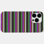かわいいカラフルネオンストライプ Case-Mate iPhoneケース (裏面 (横))