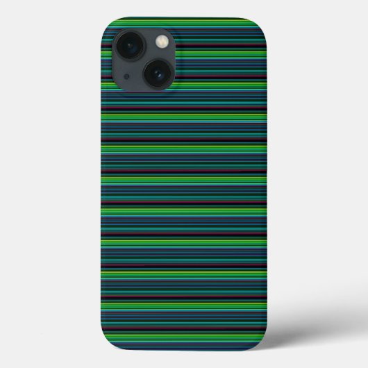かわいいカラフルネオンストライプ Case-Mate iPhoneケース (裏面)