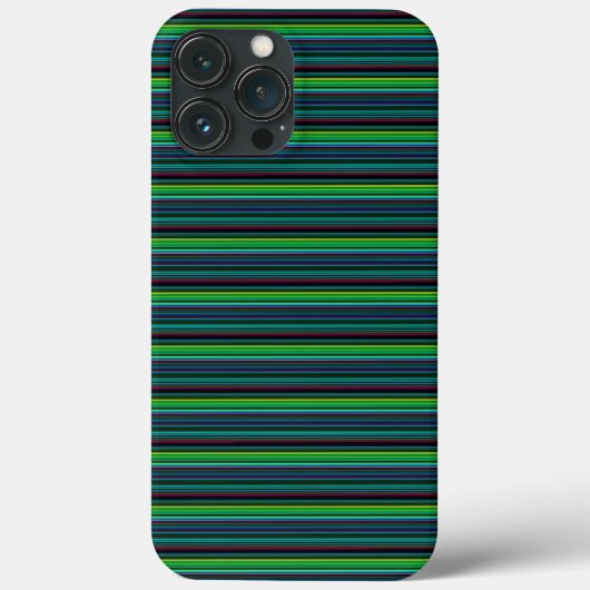 かわいいカラフルネオンストライプ Case-Mate iPhoneケース (裏面)