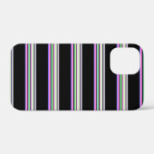 かわいいカラフルネオンストライプ Case-Mate iPhoneケース (裏面 (横))