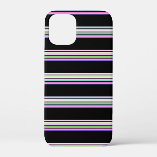 かわいいカラフルネオンストライプ Case-Mate iPhoneケース (裏面)