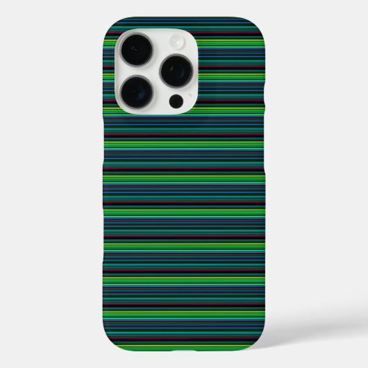 かわいいカラフルネオンストライプ Case-Mate iPhoneケース (裏面)